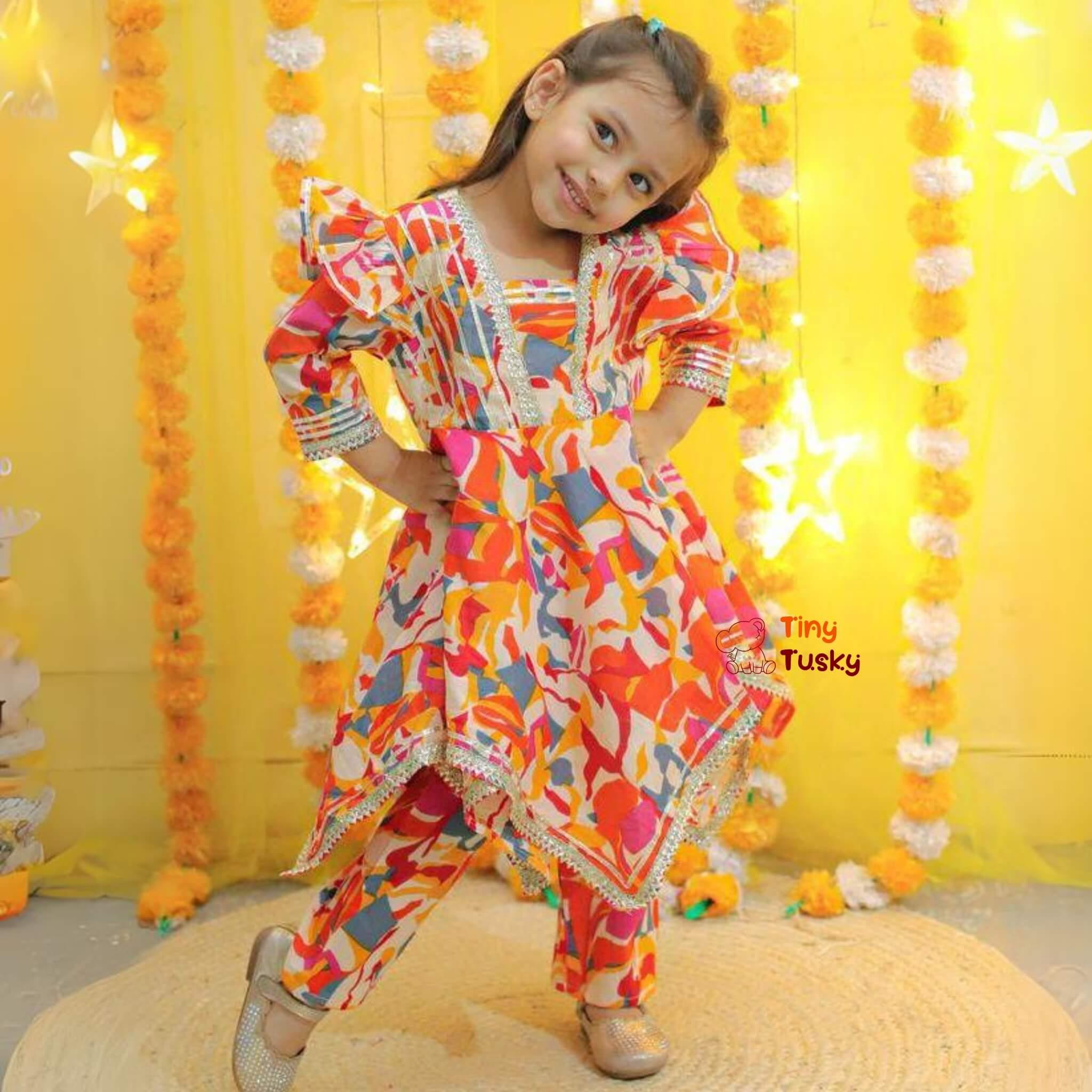 Indo western kurta girl store